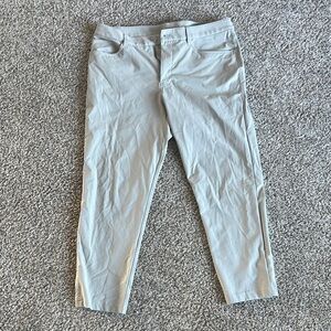 Lululemon ABC Slim-Fit 5 Pocket Pant WARPSTREAM - Khaki Chinos - Men’s